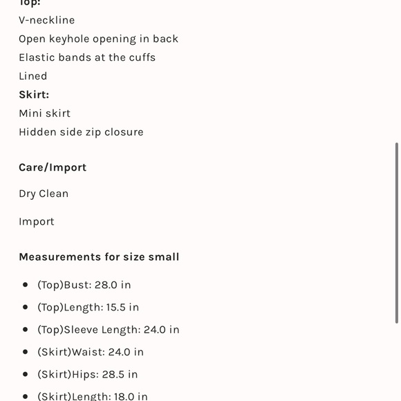 For Love & Lemons navy and black Lyla set top and skirt size xs - Picture 9 of 9